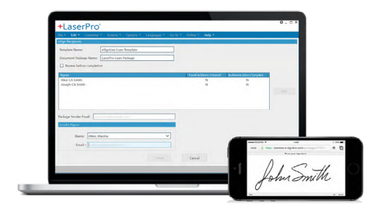 Add e-signatures to all your loan origination documents
